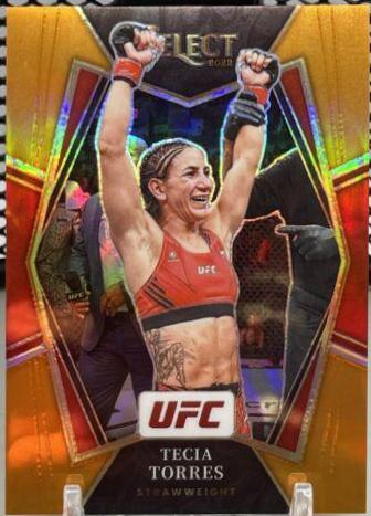 Tecia Pennington 2022 Panini Select UFC Premier Level #126 Orange