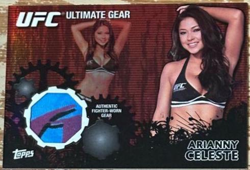 Arianny Celeste 2010 Topps UFC Ultimate Gear Relics #UG-AC Onyx