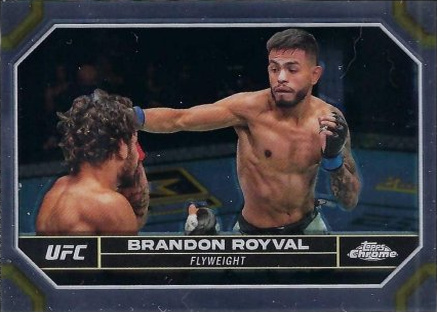 Brandon Royval 2024 Topps Chrome UFC Base #31 Orange Refractor