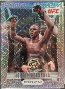 Israel Adesanya 2022 Panini Prizm UFC Prizm Flashback #3 Mojo