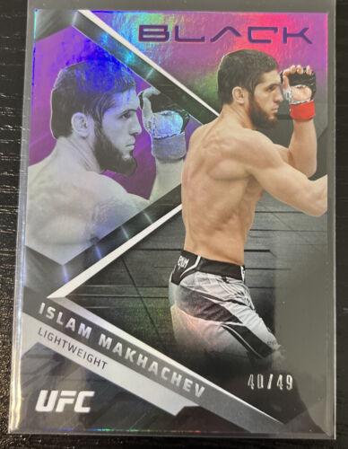 Islam Makhachev 2022 Panini Chronicles UFC Base Black #220 Purple