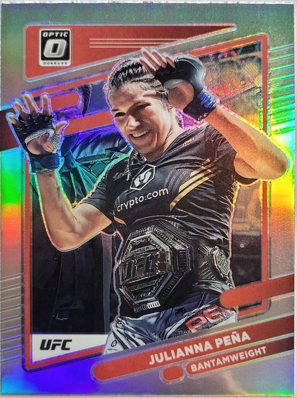 Julianna Peña 2022 Panini Donruss Optic UFC Base #5 Holo