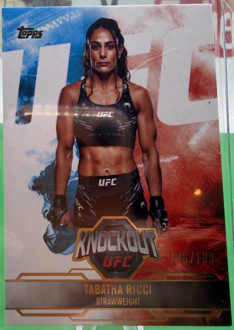 Tabatha Ricci 2025 Topps Knockout UFC Base #20 Gold