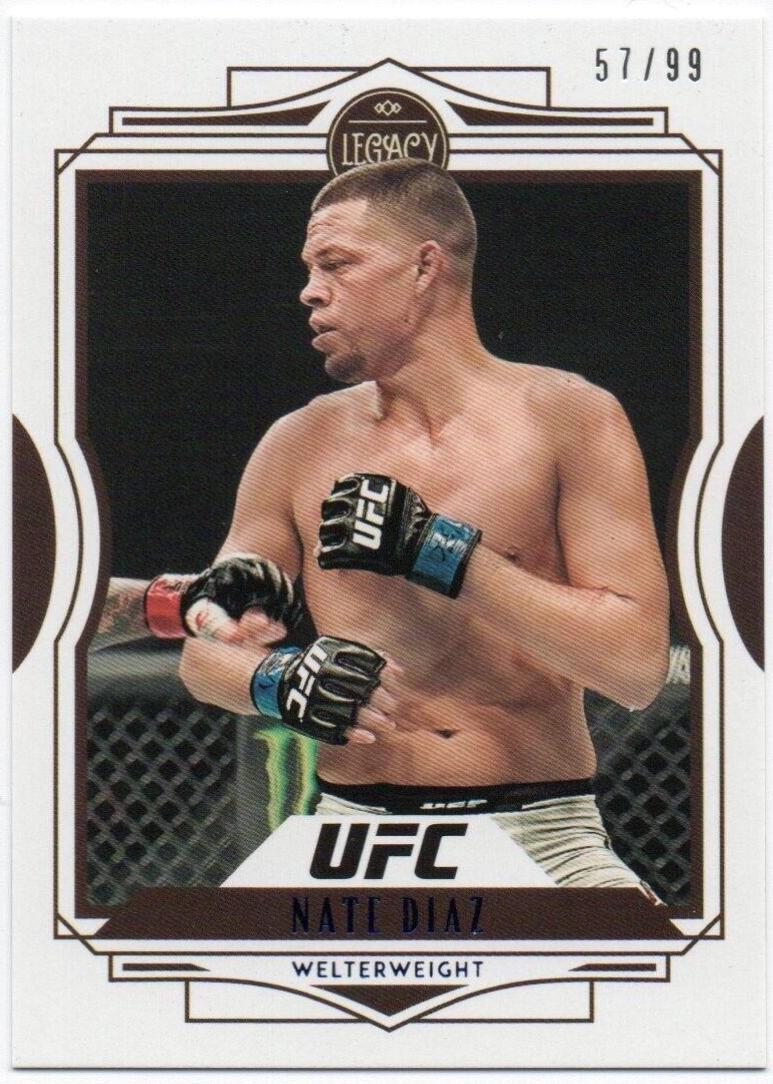 Nate Diaz 2021 Panini Chronicles UFC Base Legacy #49 Blue