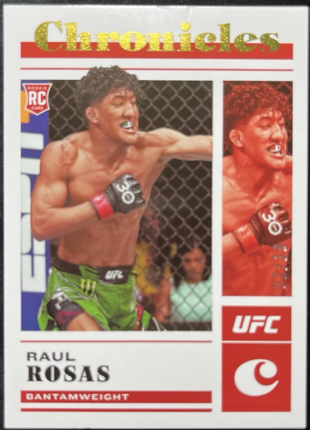 Raul Rosas 2023 Panini Chronicles UFC Base Chronicles #81 Gold