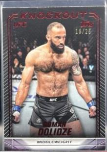 Roman Dolidze 2024 Topps Knockout UFC Base #14 Red