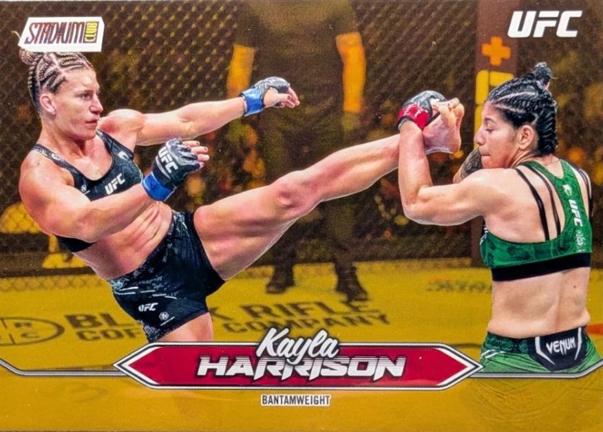 Kayla Harrison 2025 Topps Stadium Club UFC Base #125 Gold
