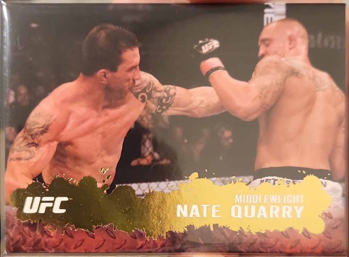Nate Quarry 2009 Topps UFC Round 2 Base #20 Gold