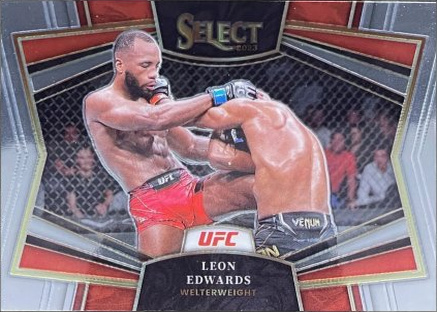 Leon Edwards 2023 Panini Select UFC Snapshots #14 Silver