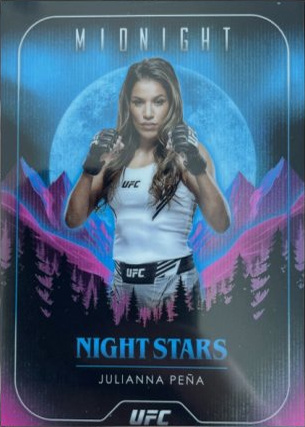 Julianna Peña 2024 Topps Midnight UFC Night Stars #NS-22 Moonrise