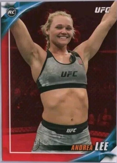 Andrea Lee 2019 Topps UFC Knockout Base #65 Red