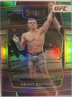Grant Dawson 2022 Panini Select UFC Premier Level #107 Black Flash