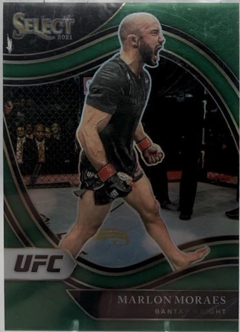 Marlon Moraes 2021 Panini Select UFC Octagonside #258 Green