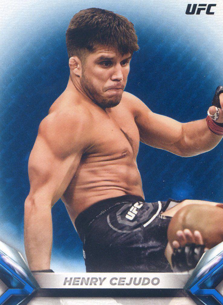 Henry Cejudo 2018 Topps UFC Knockout Base #32 Blue