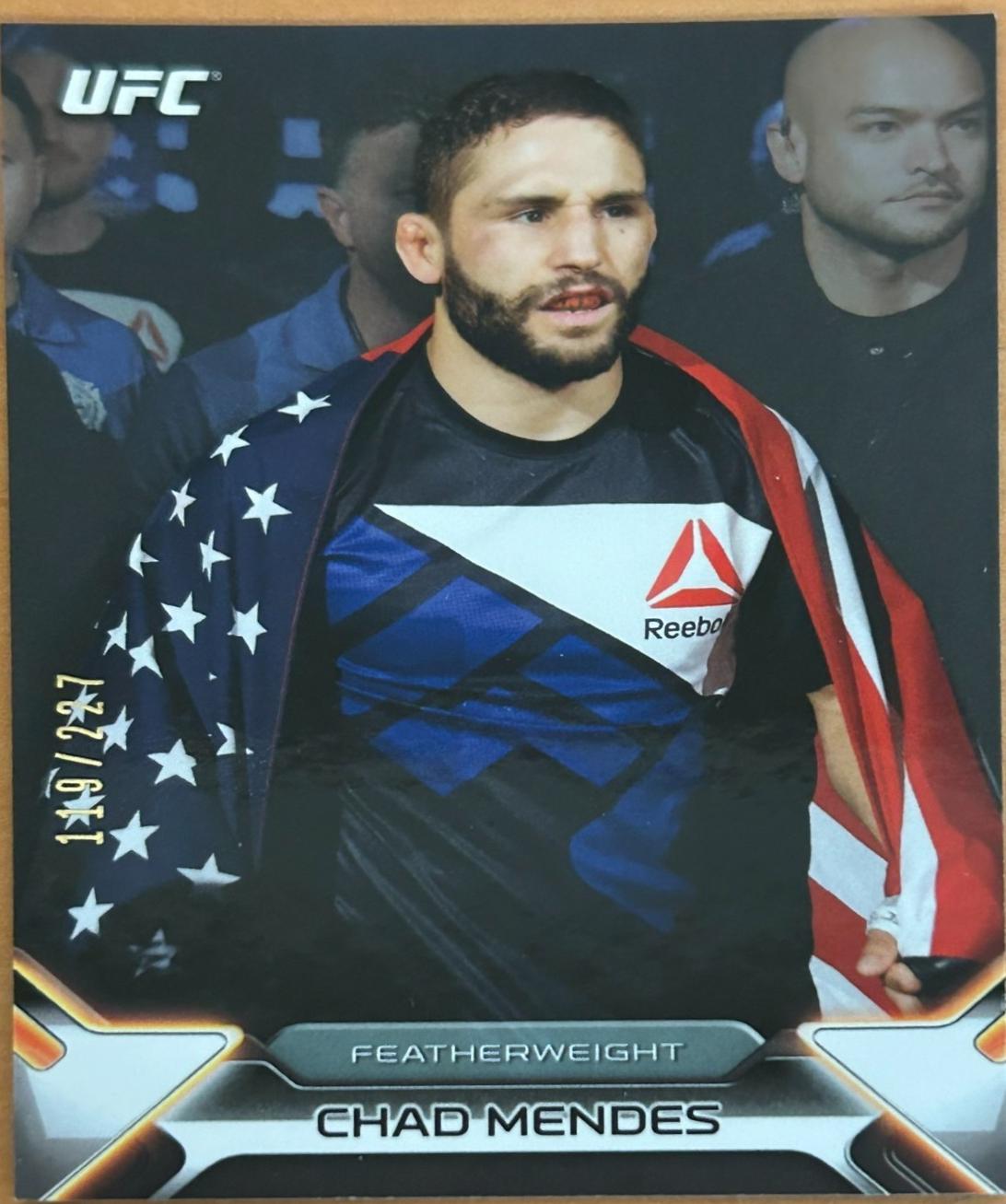 Chad Mendes 2016 Topps UFC Knockout Base #51 Silver