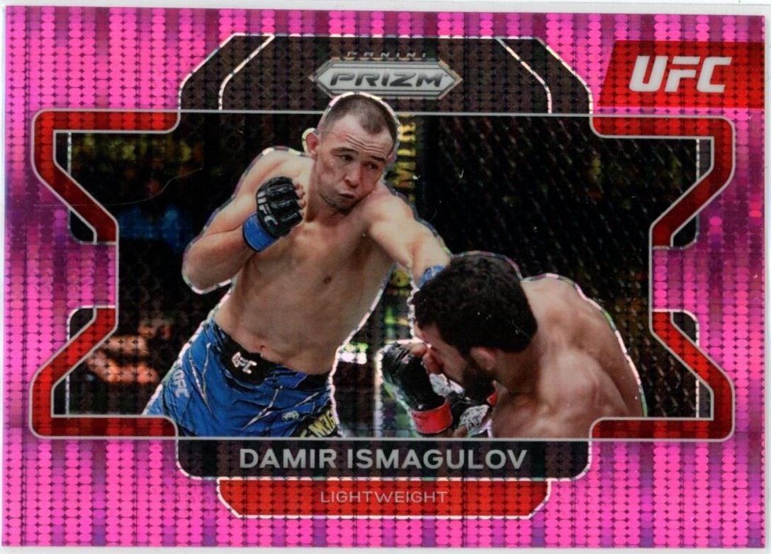 Damir Ismagulov 2022 Panini Prizm UFC Base #69 Pink Pulsar