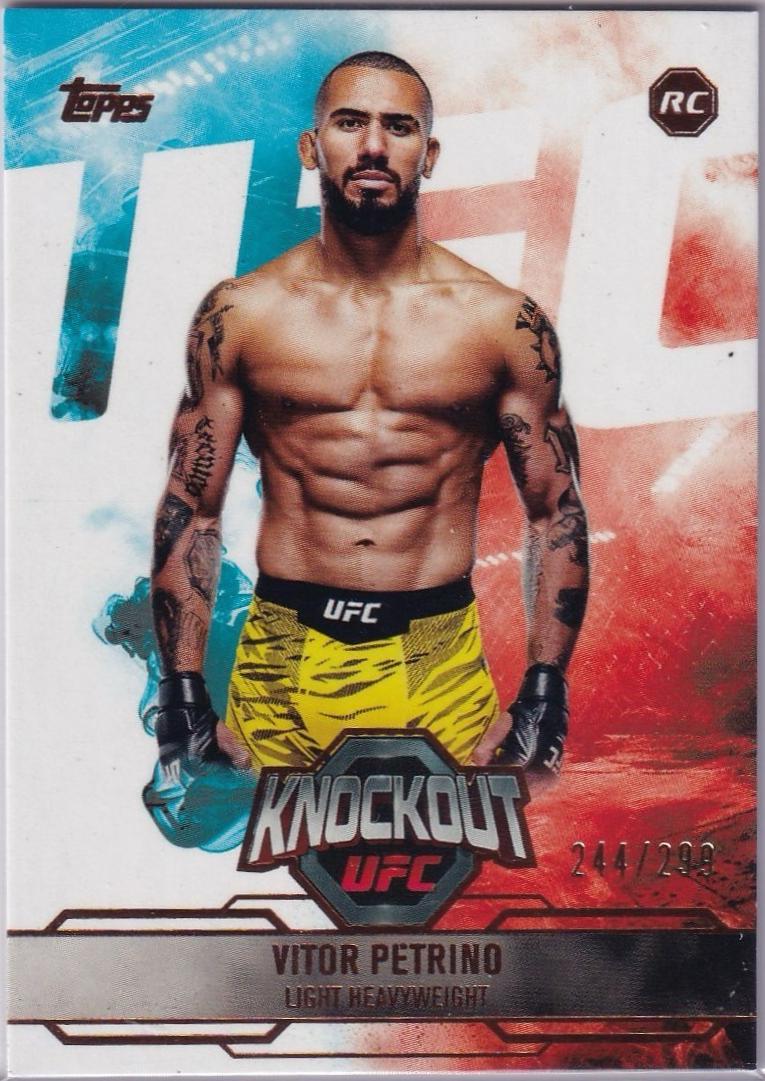 Vitor Petrino 2025 Topps Knockout UFC Base #13 Bronze