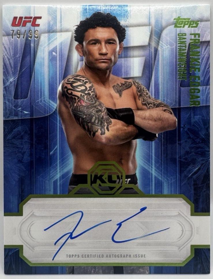 Frankie Edgar 2026 Topps Knockout UFC Knockout Autographs #KOA-FER Lime Green