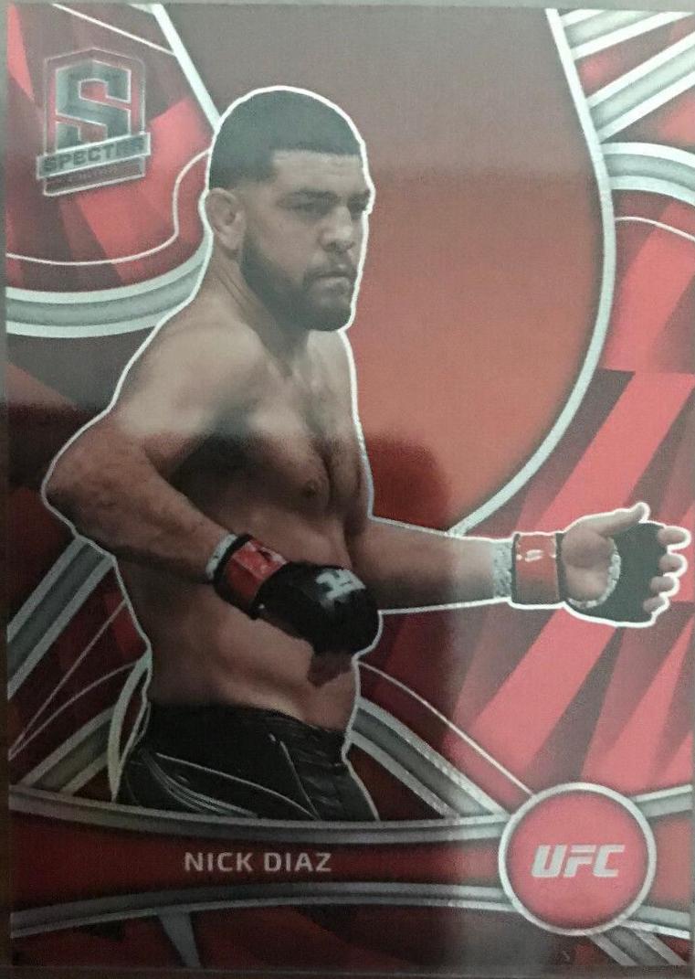 Nick Diaz 2022 Panini Chronicles UFC Base Spectra #378 Red