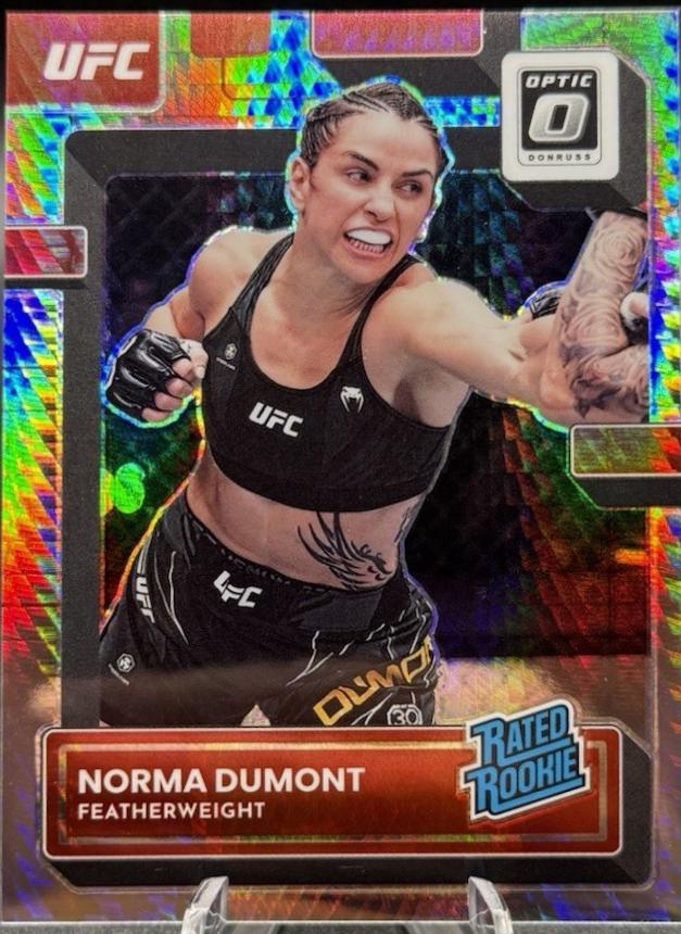 Norma Dumont 2023 Panini Donruss Optic UFC Base #133 Lucky Envelopes