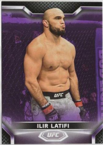 Ilir Latifi 2020 Topps UFC Knockout Base #53 Purple