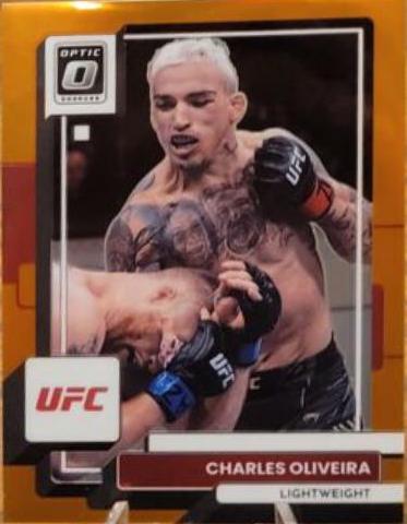 Charles Oliveira 2023 Panini Donruss Optic UFC Base #51 Orange