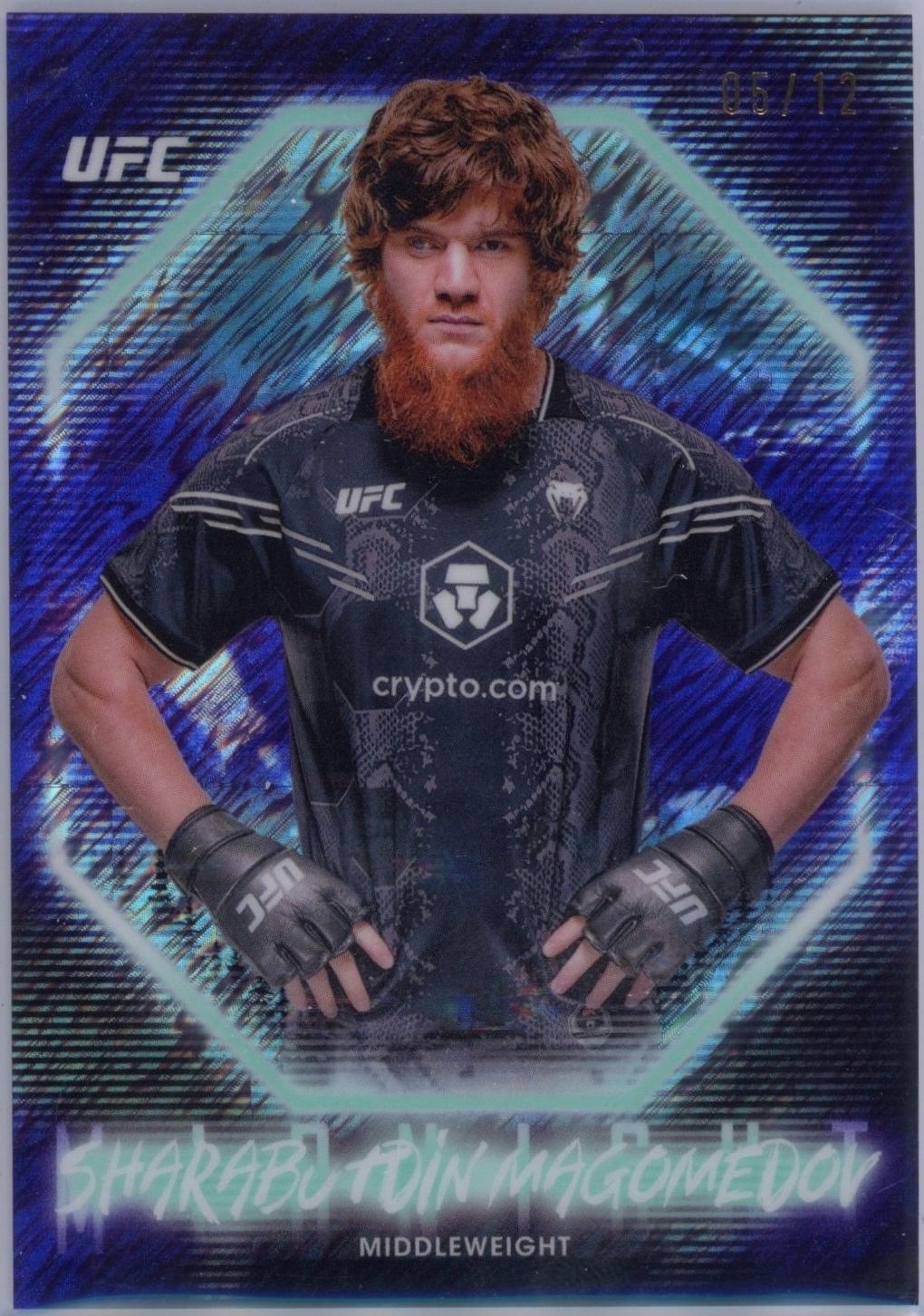 Shara Magomedov 2025 Topps Midnight UFC Base #51 Midnight