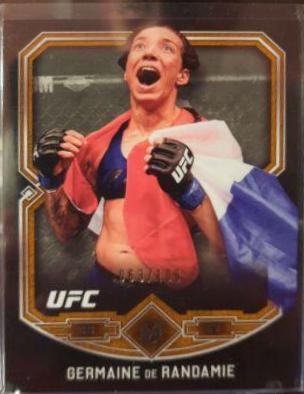 Germaine de Randamie 2017 Topps Museum Collection UFC Base #40 Copper