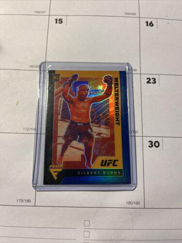 Gilbert Burns 2021 Panini Chronicles UFC Base Flux #249 Blue