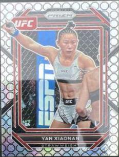 Yan Xiaonan 2023 Panini Prizm UFC Base #188 Octagon