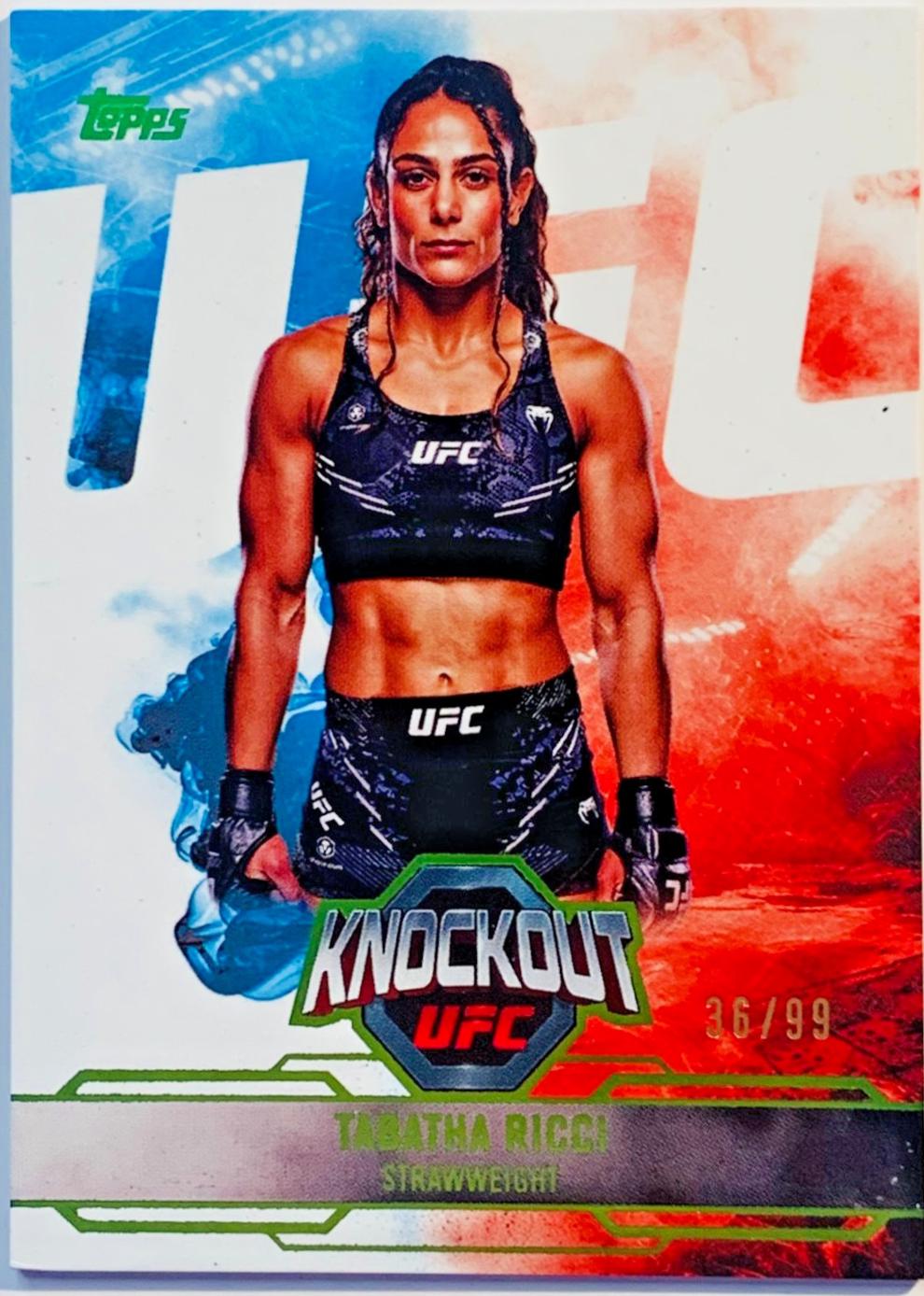 Tabatha Ricci 2025 Topps Knockout UFC Base #20 Lime Green
