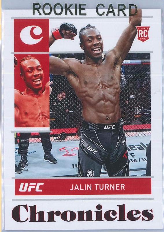 Jalin Turner 2022 Panini Chronicles UFC Base Chronicles #89 Red