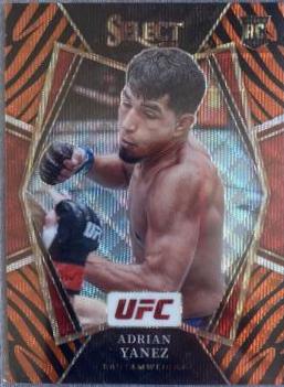 Adrian Yanez 2022 Panini Select UFC Premier Level #155 Zebra