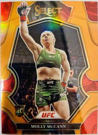 Molly McCann 2023 Panini Select UFC Premier Level #177 Orange