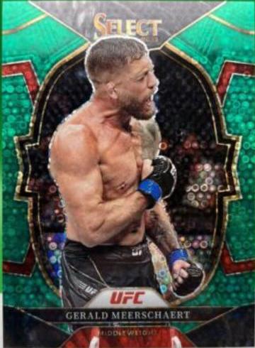 Gerald Meerschaert 2023 Panini Select UFC Concourse #34 Green Disco