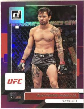 Alexandre Pantoja 2023 Panini Donruss UFC Base #106 Purple Flood