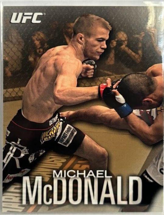 Michael McDonald 2012 Topps UFC Knockout Base #62 Gold