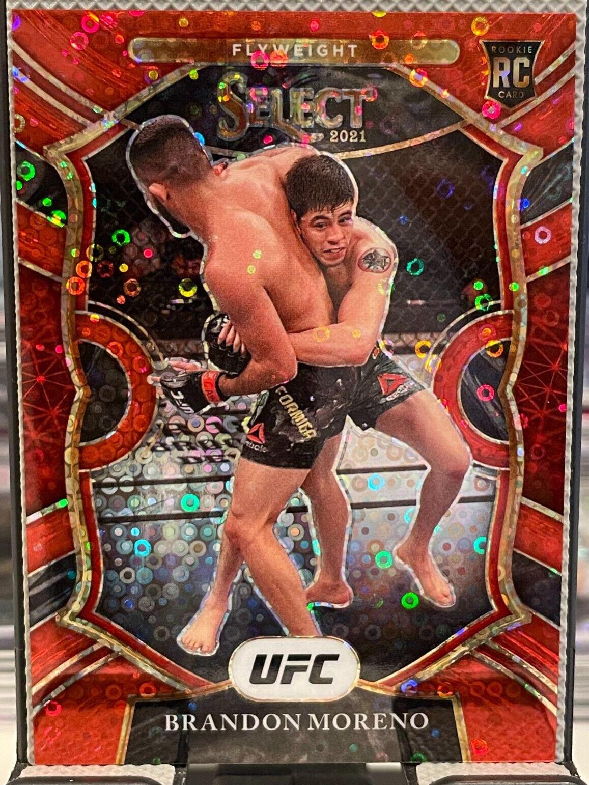 Brandon Moreno 2021 Panini Select UFC Concourse #96 Red Disco