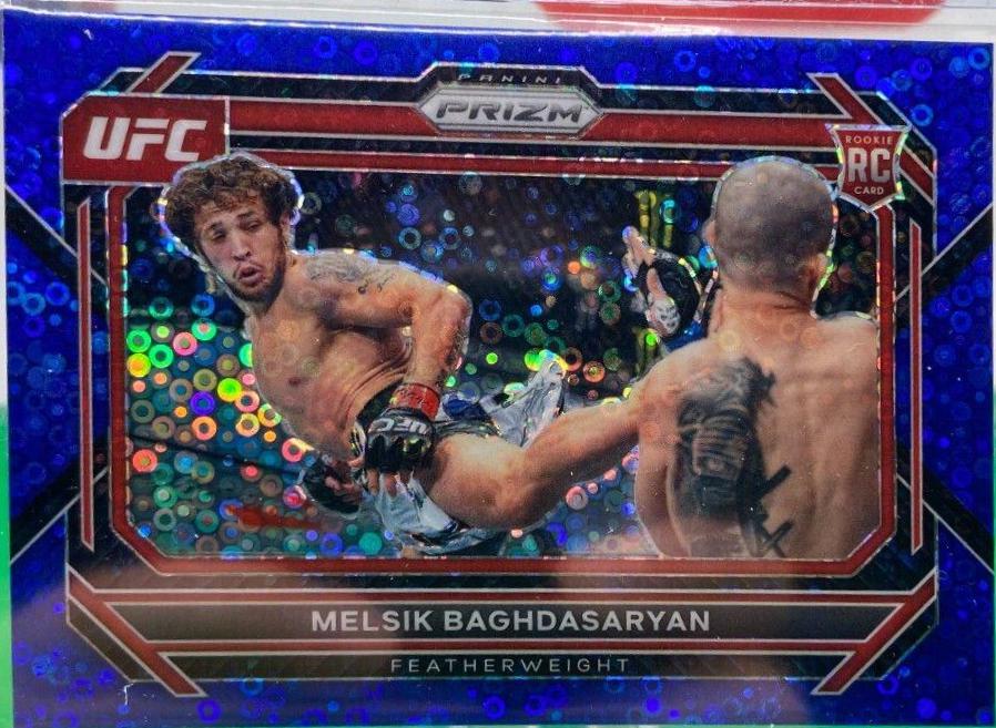 Melsik Baghdasaryan 2023 Panini Prizm Under Card UFC Base #77 Blue