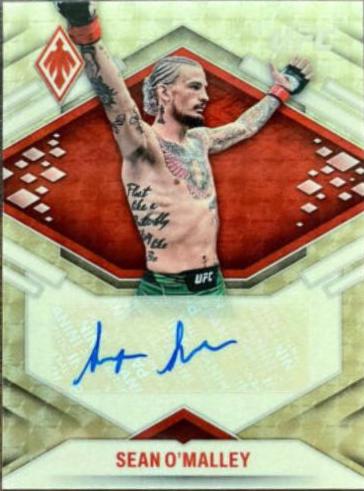 Sean O'Malley 2022 Panini Chronicles UFC Phoenix Autographs #12 Gold