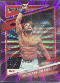Michael Chandler 2022 Panini Donruss UFC Base #16 Purple Laser