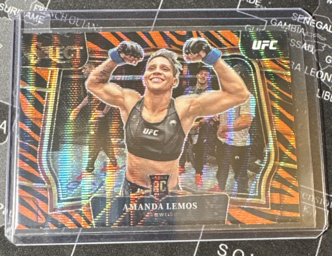 Amanda Lemos 2023 Panini Select UFC Octagonside #292 Tiger