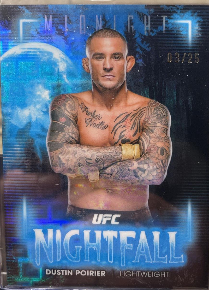 Dustin Poirier 2025 Topps Midnight UFC Nightfall #NF-19 Moonrise