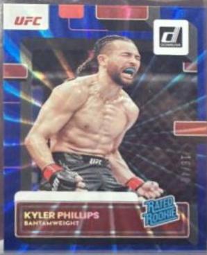 Kyler Phillips 2023 Panini Donruss UFC Base #220 Blue Laser