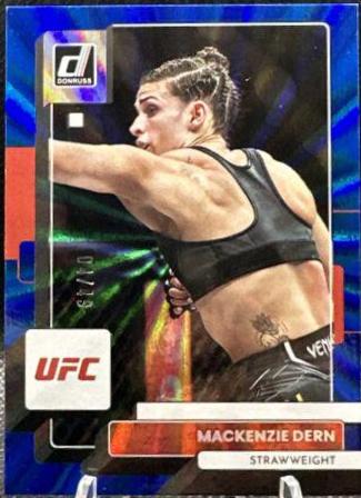 Mackenzie Dern 2023 Panini Donruss UFC Base #15 Blue Laser