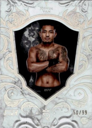 Joshua Van 2025 Topps Royalty UFC Base #75 Platinum