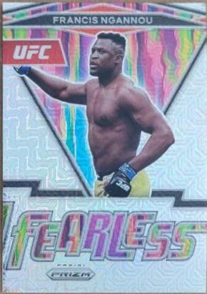 Francis Ngannou 2022 Panini Prizm UFC Fearless #15 Mojo