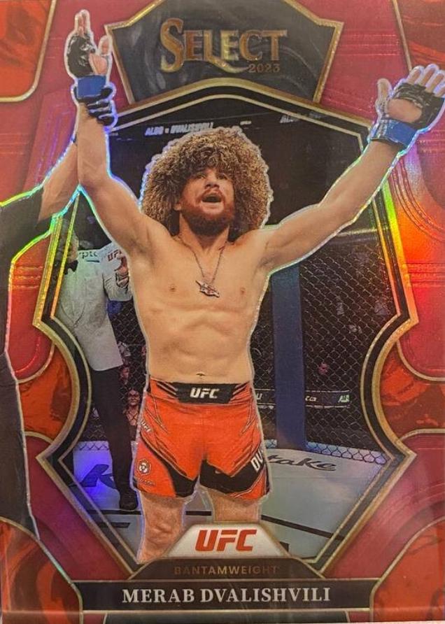Merab Dvalishvili 2023 Panini Select UFC Premier Level #147 Maroon