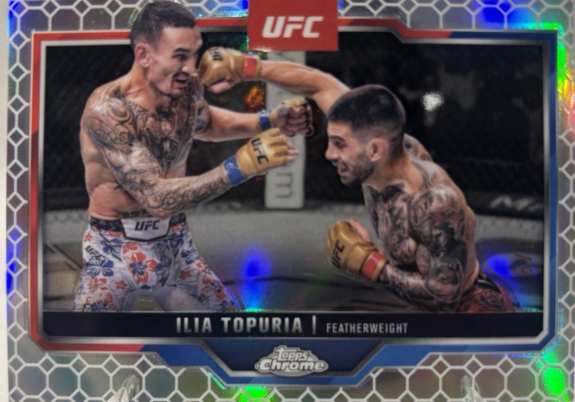 Ilia Topuria 2025 Topps Chrome UFC Base #43 OctaFractor