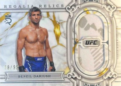 Beneil Dariush 2024 Topps Royalty UFC Regalia Relics #RAR-63 Platinum